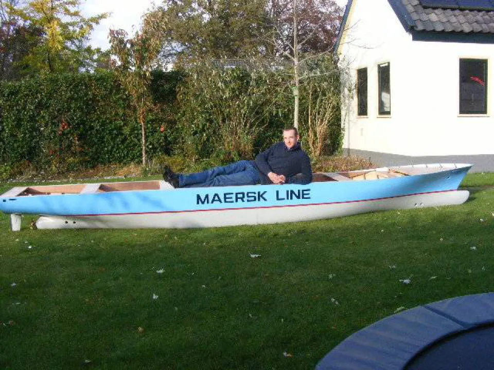Marco Bijkerk: Maßstabsgetreues Modell (6,5 Meter) der Emma Maersk