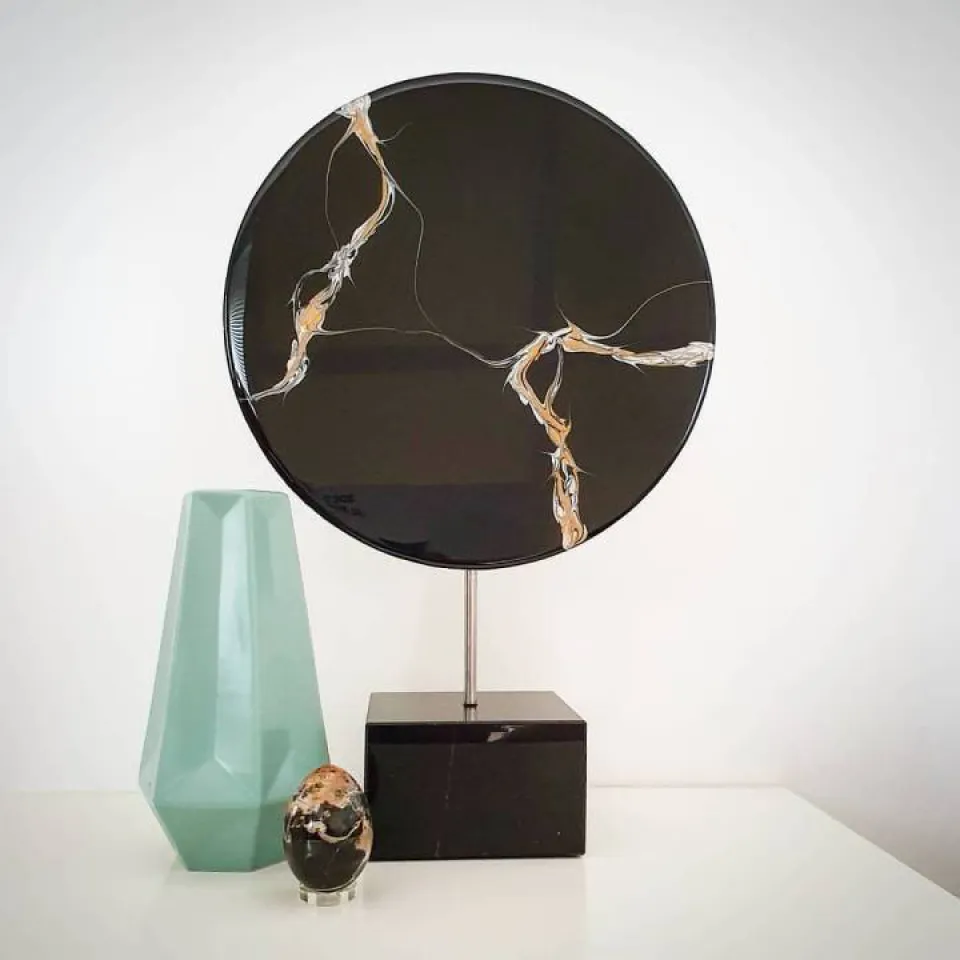 Marlies Geldof: Acrylkunstwerke mit Epoxidharz gießen