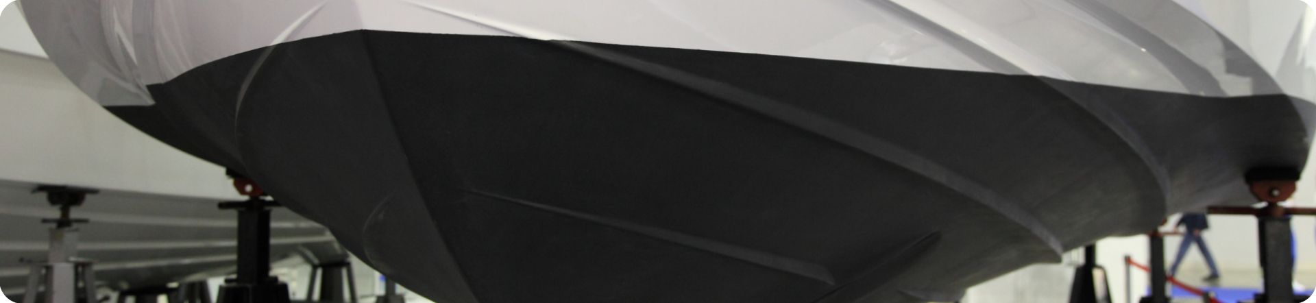Antifouling auf Bootsbanner