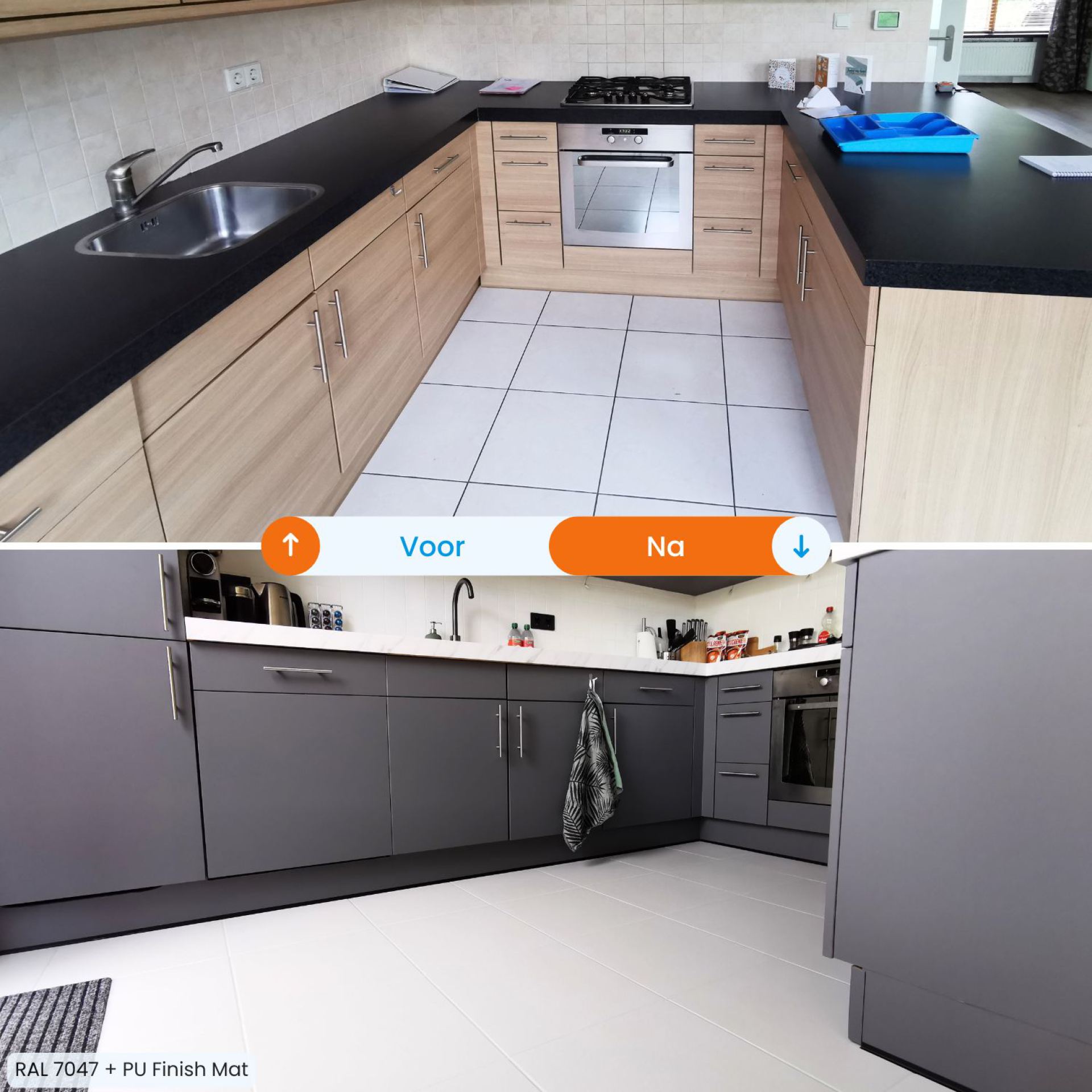 Vloercoating Mat RAL7047