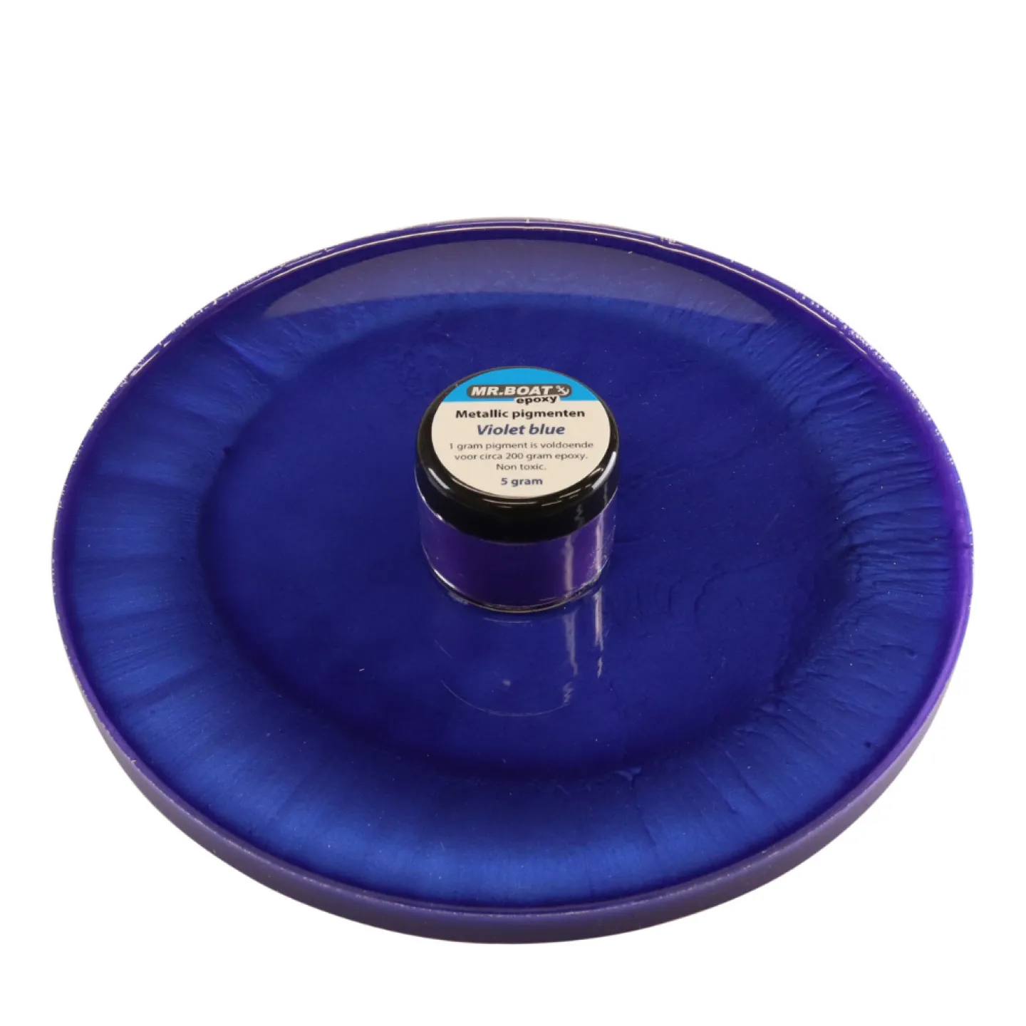 violet blauw epoxy pigment.